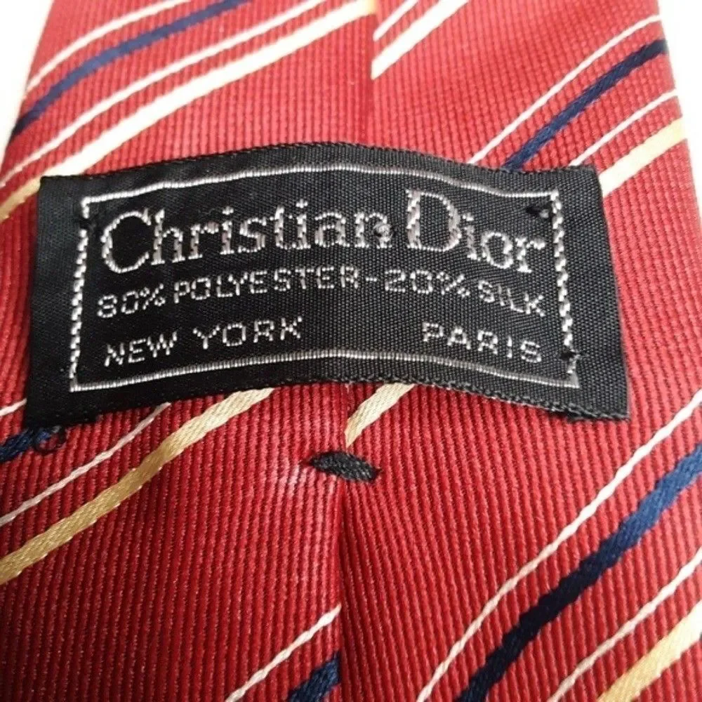 Christian Dior Vintage Men Tie - Picture 3 of 7